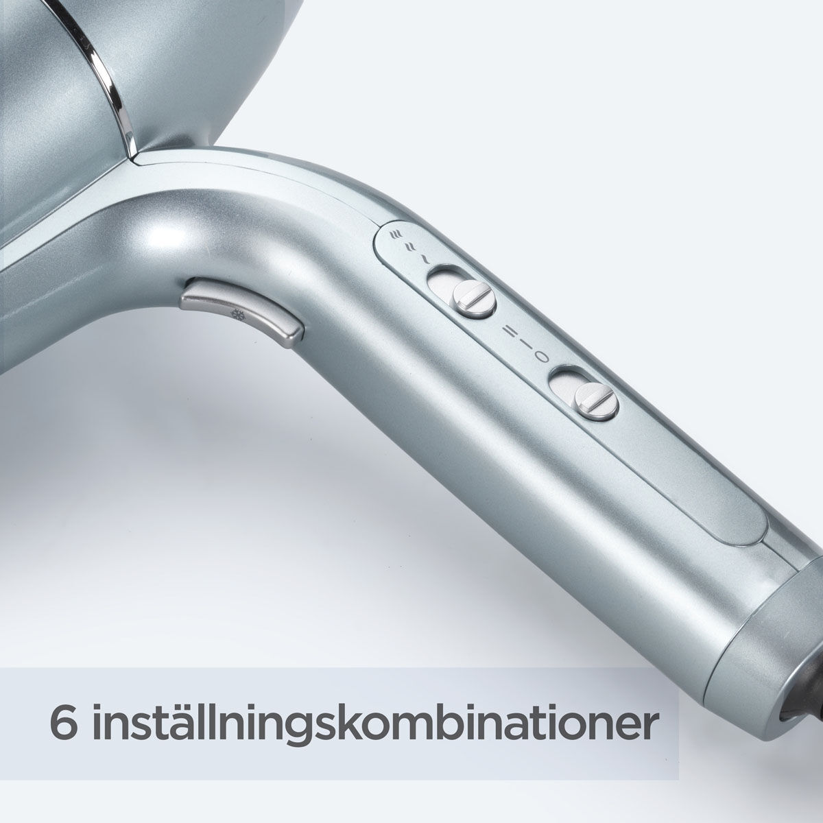 6 inst&auml;llningskombinationer